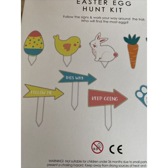 Easter Egg Hunt Kit With Bunny Chick & Carrot Designs  For Ages 7+  Planet-Frien - Picture 7 of 9